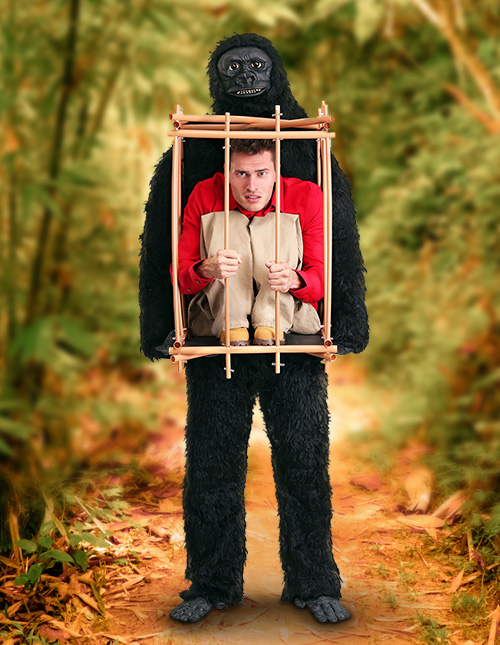 gorilla cage costume