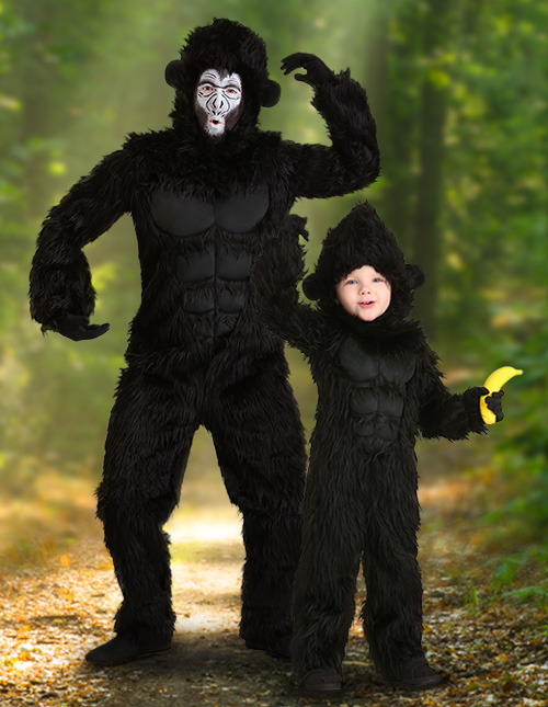 Child Deluxe Gorilla Ape Costume 