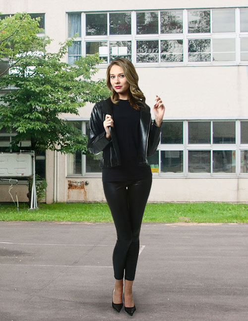 How To: Wear Leather Leggings {Part 1}  Grease outfits, Sandy grease,  Grease hairstyles