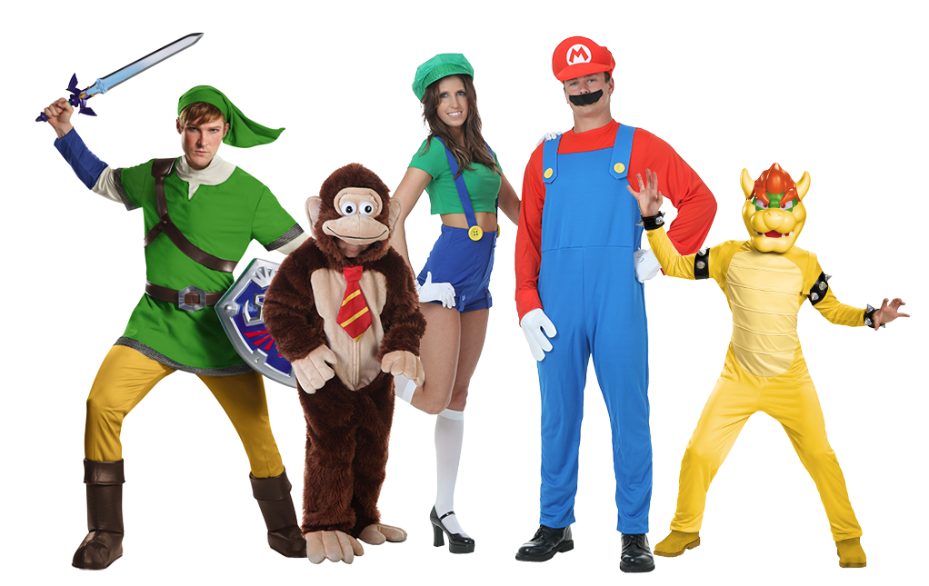 Disfraces de Grupo Nintendo