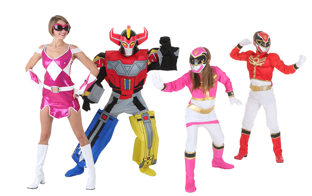 Disfraces del Grupo Power Rangers