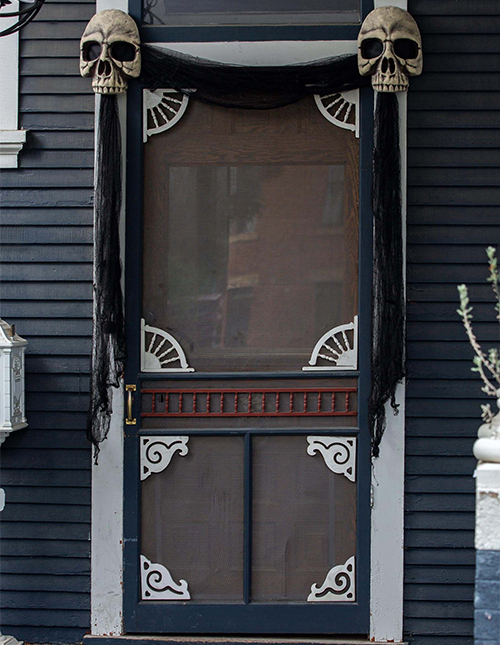 43 Best Halloween Door Decorations - DIY Front Door Covers and