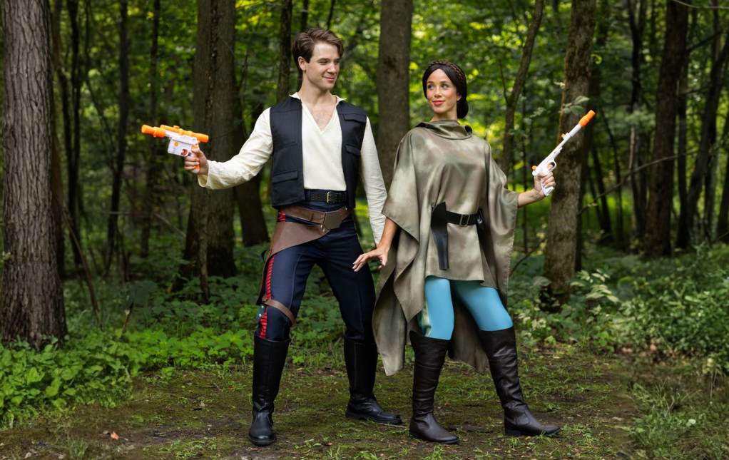 Han Solo and Princess Leia costumes