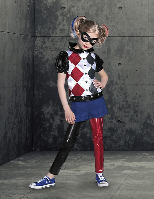 VESTITO HARLEY QUINN LUSSO PER ADUL