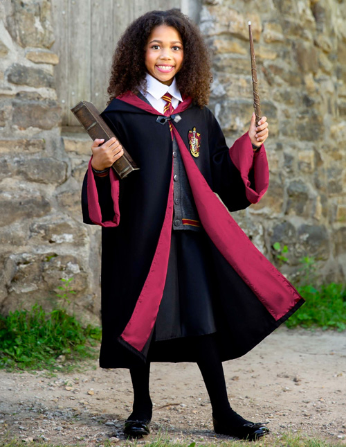 Hermione Granger Gryffindor Cosplay Costume Kid Adult Uniform Suit