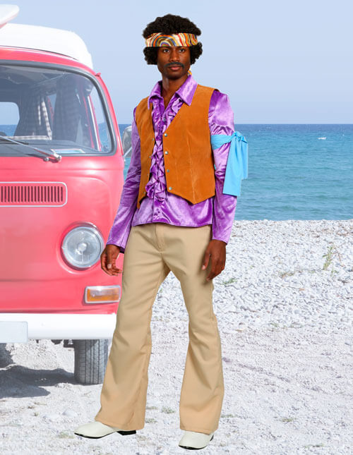 Adult Jimi Hendrix Costume Adult Jimi Hendrix Costume