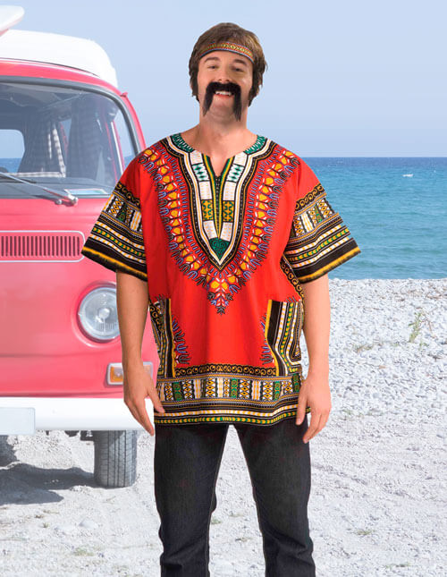 Adult Red Dashiki Skirt Adult Red Dashiki Skirt