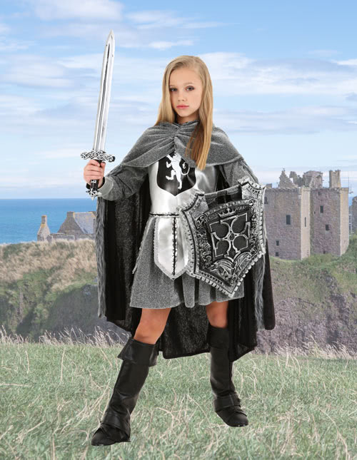 Girls Knight Costume 