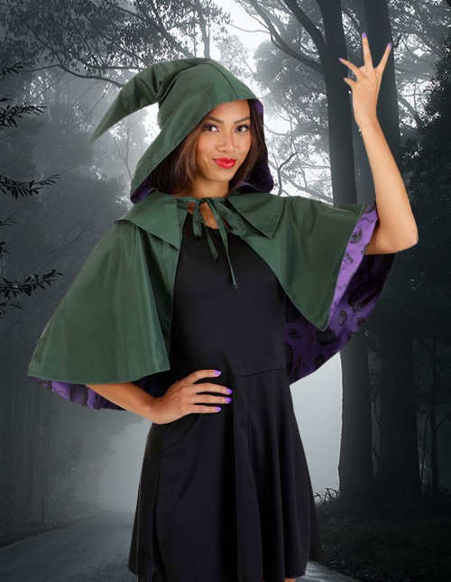  Adults Kids Costume Dress Sisters Cosplay Cloak Cape