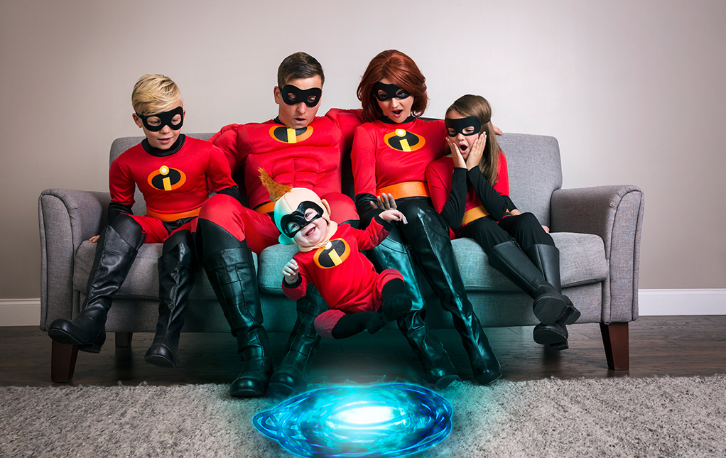 Incredibles family store costume