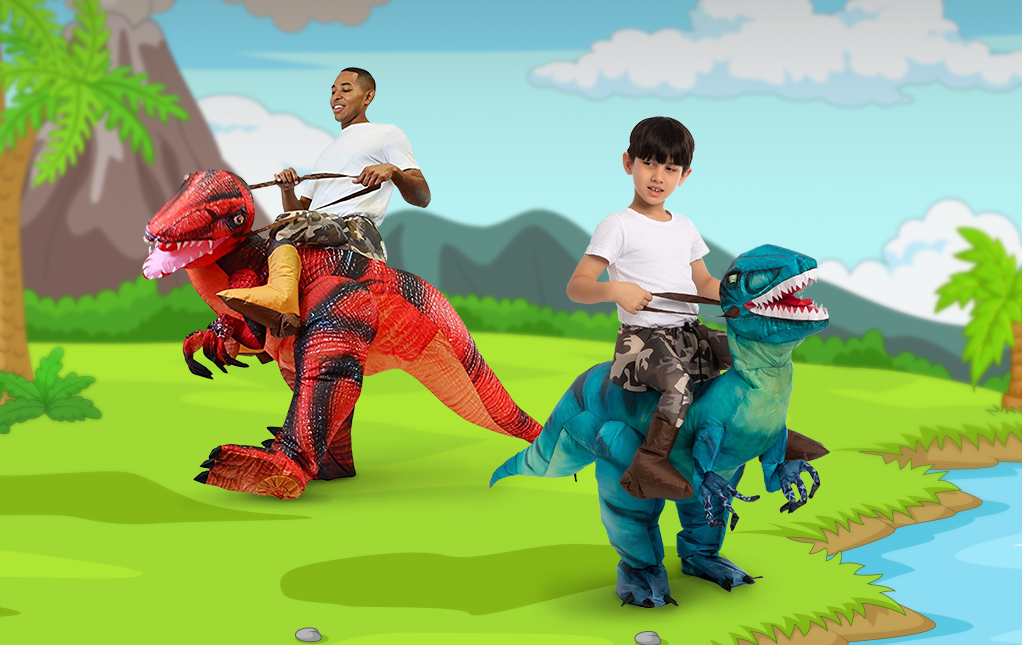 Inflatable Raptor Costumes