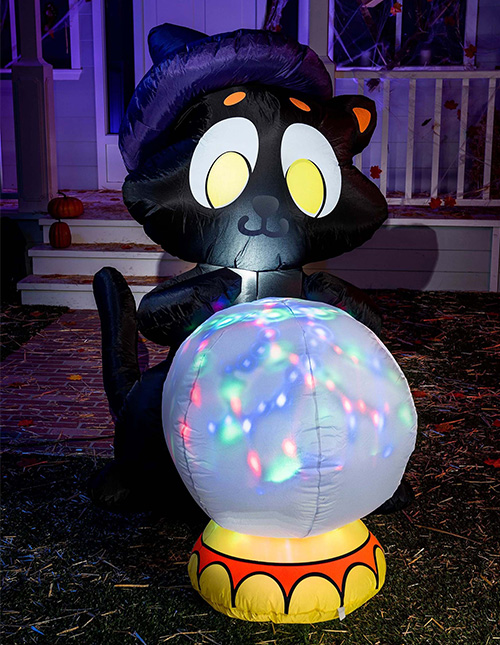 Inflatable Black Cat