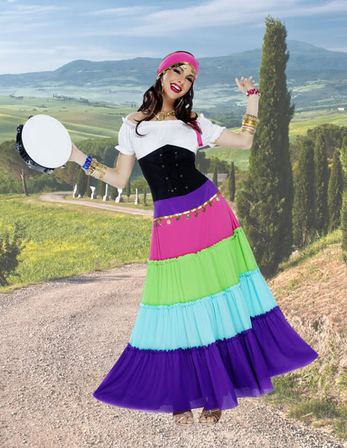Adult Gypsy Costume Adult Gypsy Costume