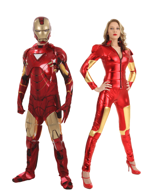 Iron Man and Pepper Potts Couple Costume