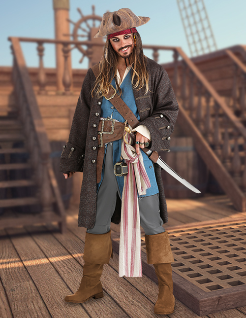 Pirate Beaded Braid Set