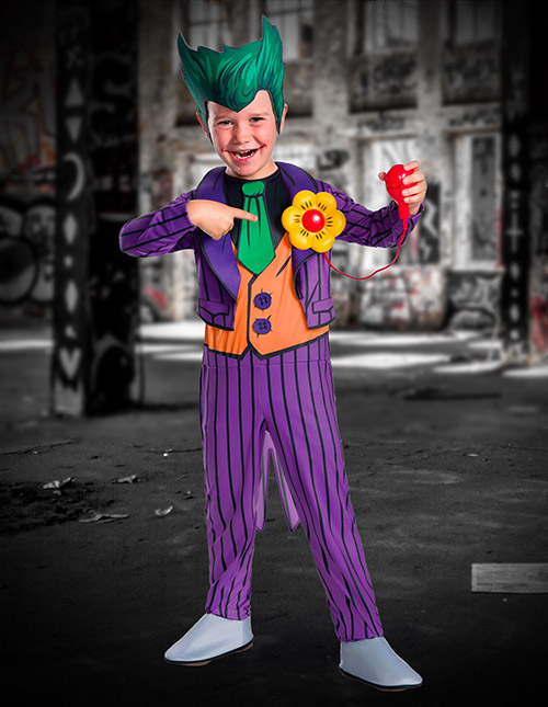 how to make joker costume for kids