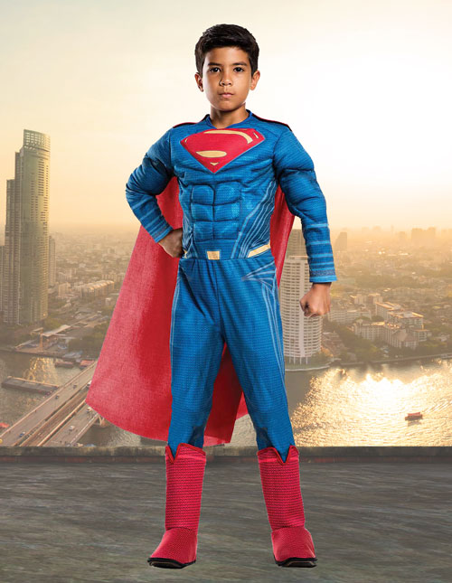 Funidelia | Superman costume - The Justice League OFFICIAL for man Man of  Steel, Superheroes, DC Comics, Justice League - Blue - Costumes fancy dress