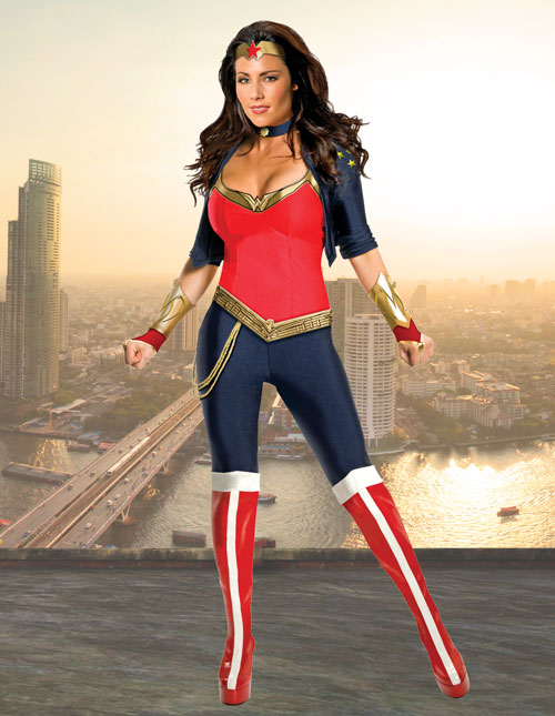 JUSTICE LEAGUE DONNA Wonder Woman Dc Supereroe Costume Halloween