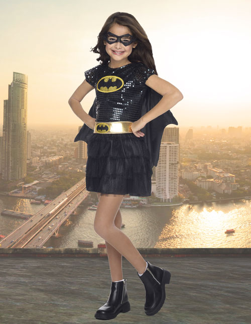 Batgirl costume- Bat girl tutu costume- Batman costume dress- Batman d –  Pink Toes & Hair Bows