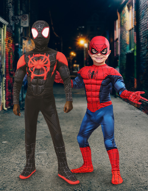 Spider Man Into The Superhero Costume Kids Miles Morales Cosplay