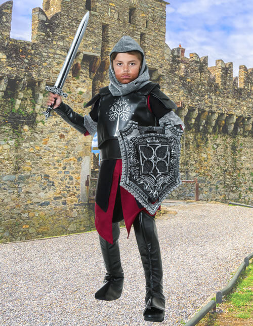 Medieval Knight Halloween Costumes for Adults Kids