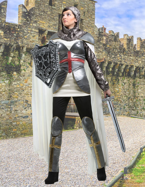 Medieval Knight Halloween Costumes for Adults Kids