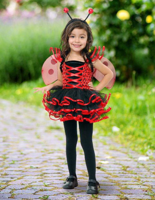 Baby Little Ladybug Costume Ladybird New Fancy Dress Girls Toddler Insect  Outfit