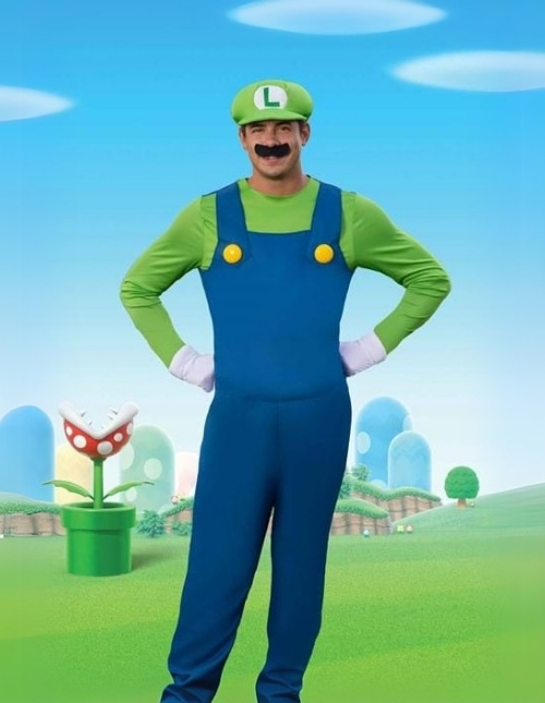 Adult Luigi Costume Adult Luigi Costume