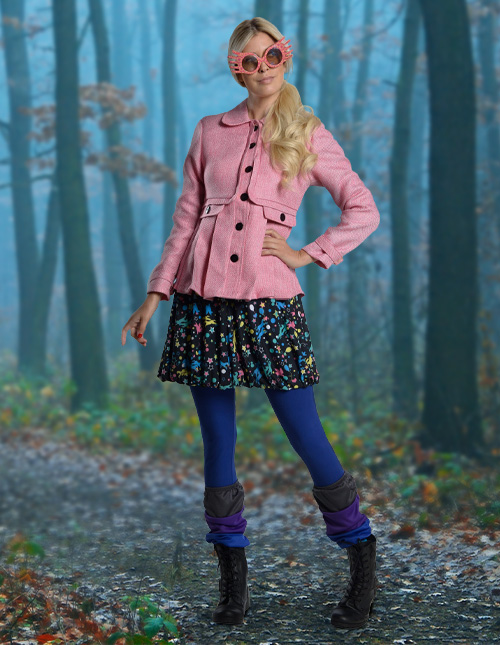 Rubies Costume Luna Lovegood per bambina, Abito e occhiali di stoffa.  Ufficiale Harry Potter, Warner Bros, per Carnevale, Natale, Compleanni,  Feste e Halloween. : : Altro