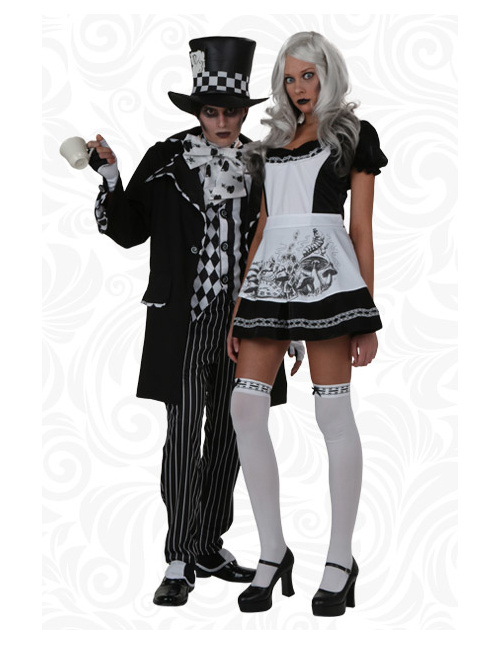 Teen Rainbow & Gothic Mad Hatter Alice In Wonderland Party