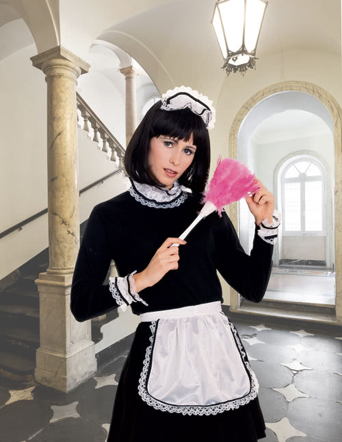 Sexy French Maid Costumes Outfits HalloweenCostumes