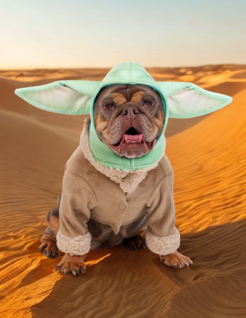 Grogu dog costume Grogu dog costume