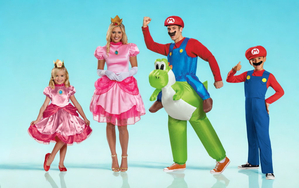 Princess Peach and Mario Costumes Princess Peach and Mario Costumes