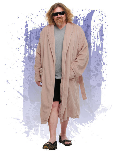 The Big Lebowski The Dude Bathrobe