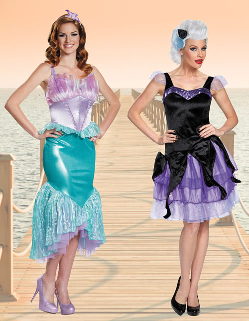 Ariel and Ursula Frenemy Costume Idea Ariel and Ursula Frenemy Costume Idea