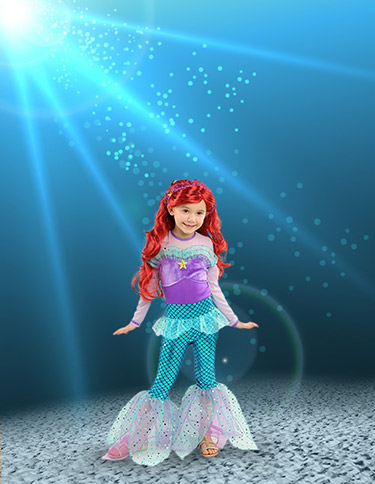 Child Playful Mermaid Costume Child Playful Mermaid Costume