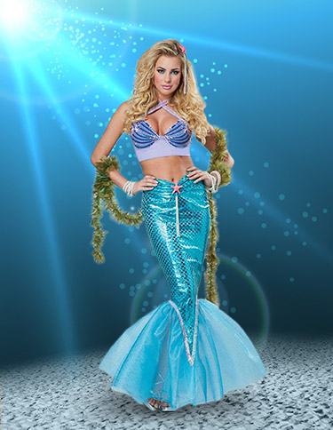Deluxe Classic Mermaid Costume Deluxe Classic Mermaid Costume