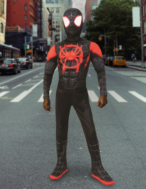 skin tight miles morales suit