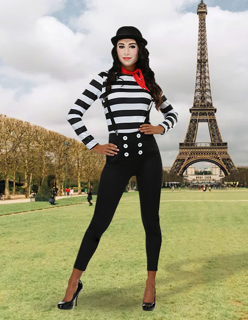 Mime Costumes Outfits