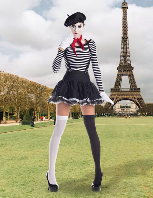 Mime Halloween Costumes Outfits HalloweenCostumes