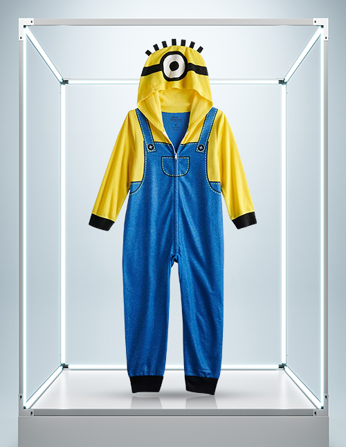 MINION DESPICABLE ME CHILD COSTUME KIDS PARTY DRESS UP SIZE SMALL 4/6