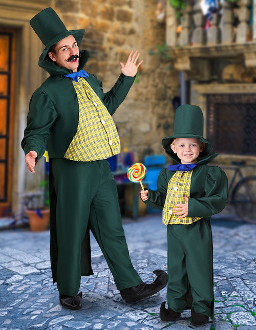 Child Brn Vest Med /Annie /Wizard of Oz/ OliverTwist /Newsies /Munchkin costume 