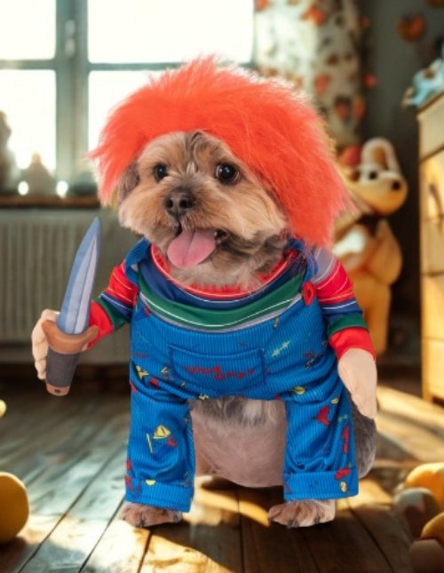 Chucky Dog Costume Chucky Dog Costume