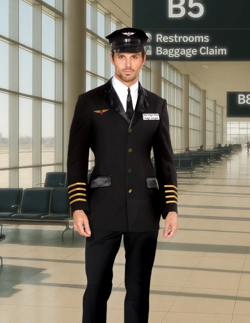 Men's Pilot Costume Men's Pilot Costume
