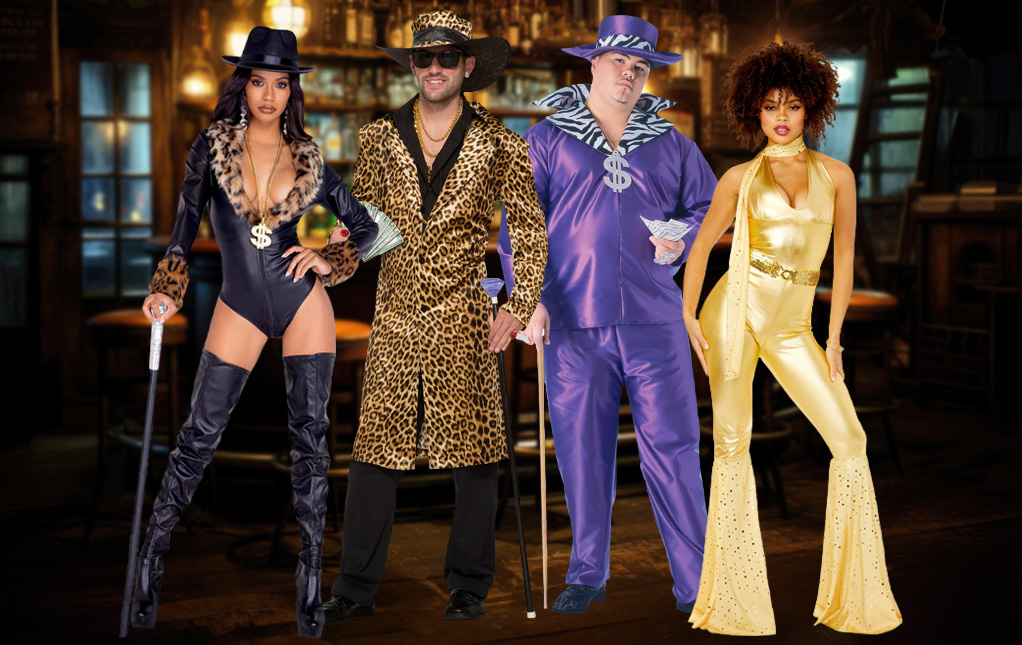 Pimp Costumes Suits for Halloween Funny Costumes