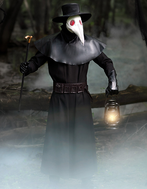 Cosplay Scp Plague Doctor  Mask Plague Doctor Scp - Animation