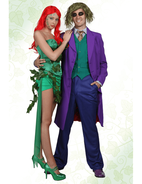 Poison Ivy and Joker Costumes Poison Ivy and Joker Costumes