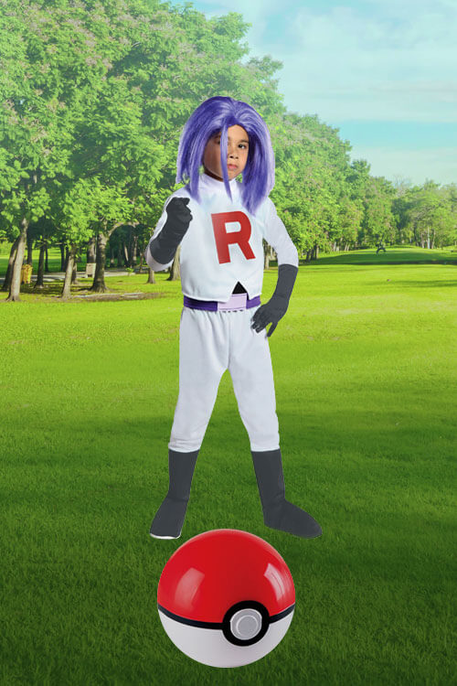 Pokémon James Costume for Kids Pokémon James Costume for Kids