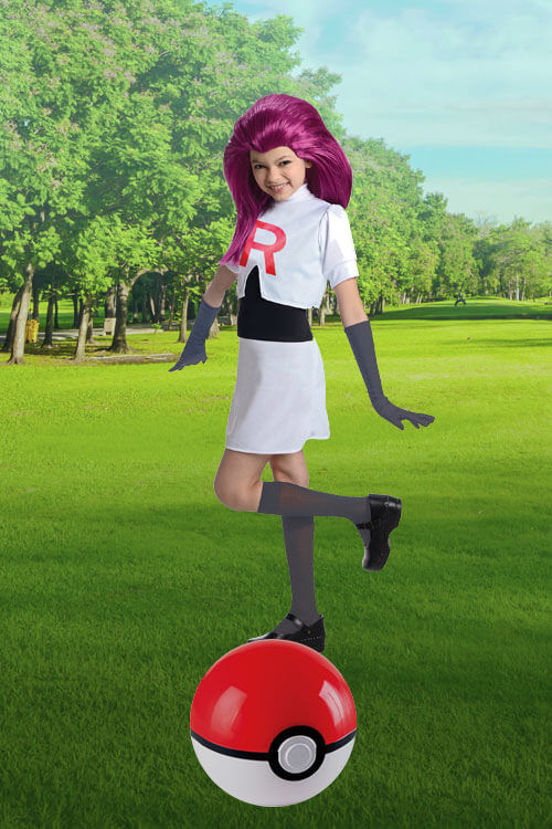 Pokémon Jessie Costume for Kids Pokémon Jessie Costume for Kids