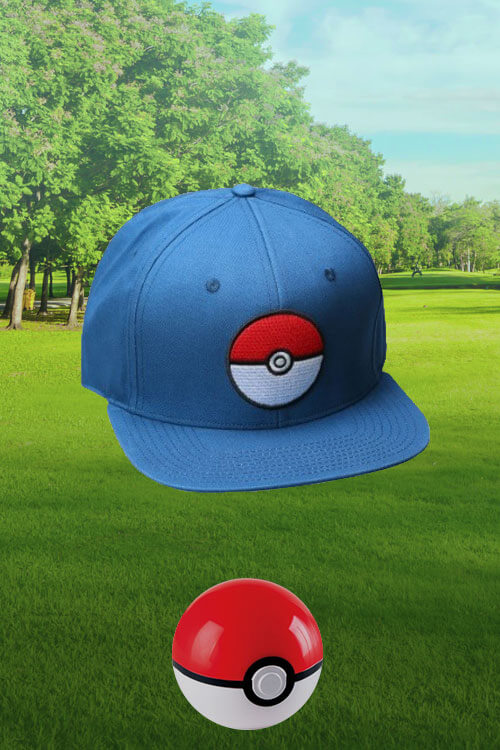 Pokémon Blue Snapback Hat Pokémon Blue Snapback Hat
